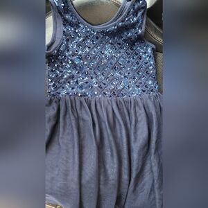 The Children's Place Navy Blue Sequin Dress